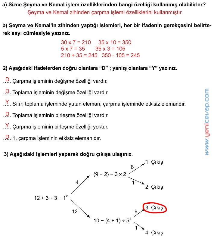 5. Sınıf Matematik 2. Kitap Sayfa 145 146 147 148 Cevapları Meb