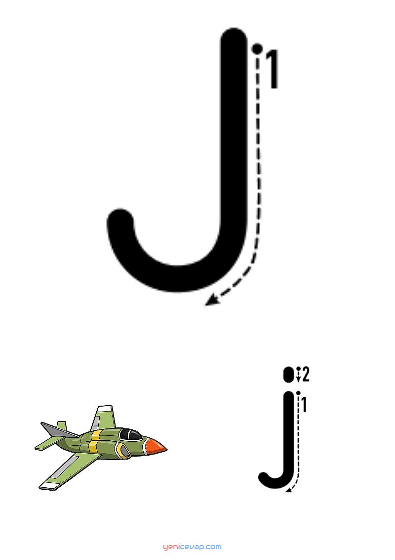 j harfi yazılışı