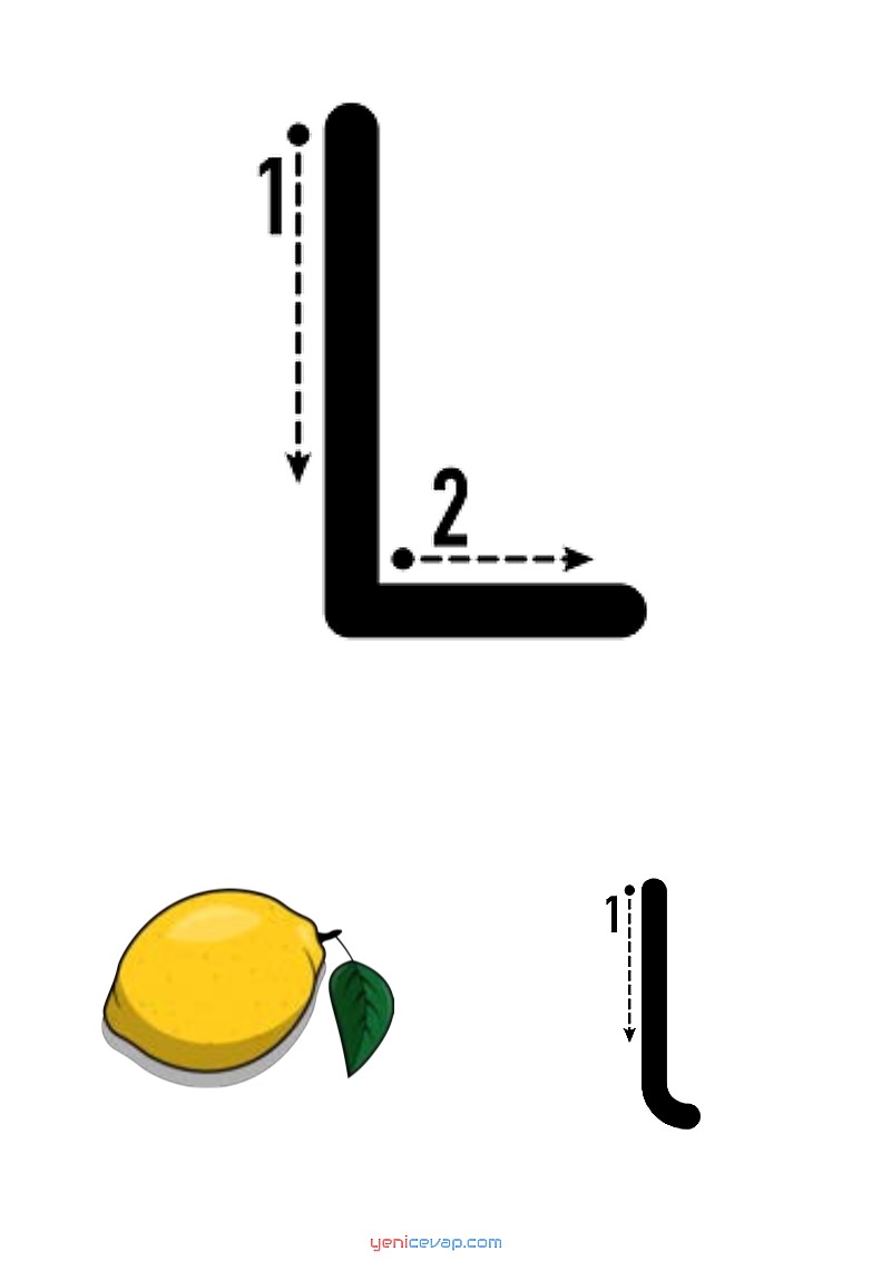 l harfi yazılışı