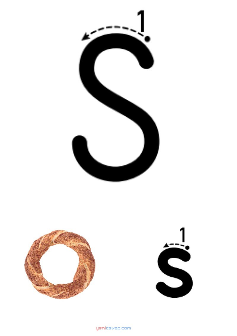 s harfi yazılışı