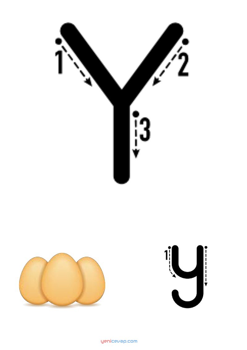 y harfi yazılışı