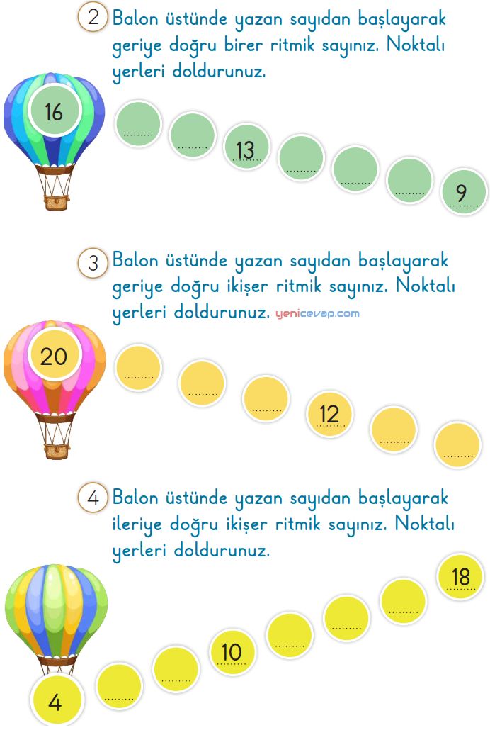 Sayıları Ritmik Yaz