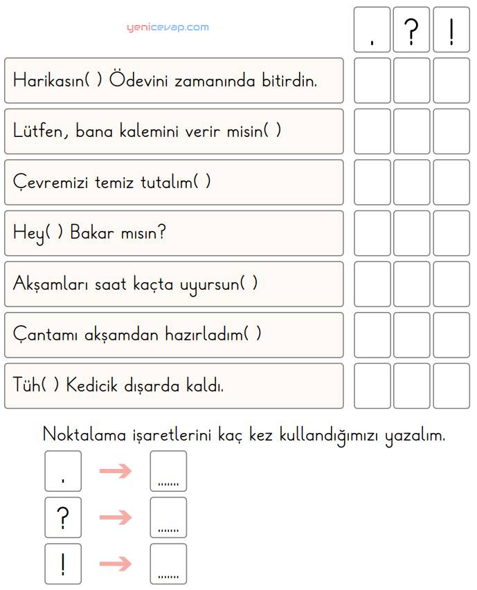 Belirleyelim İşaretleyelim