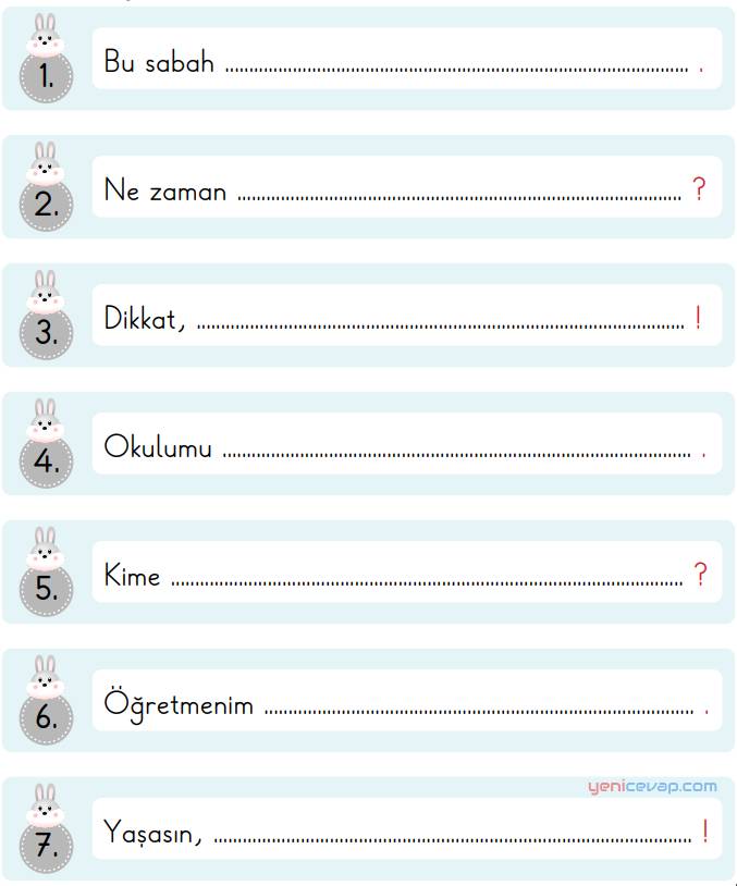 Cümle Tamamlama