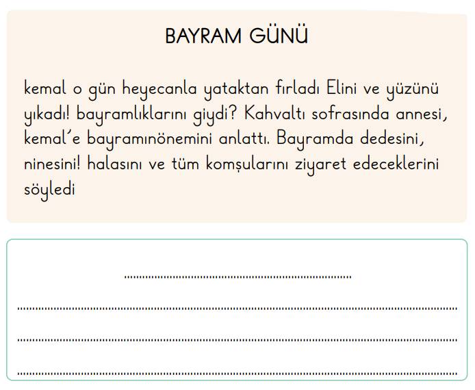 Metni Düzeltelim