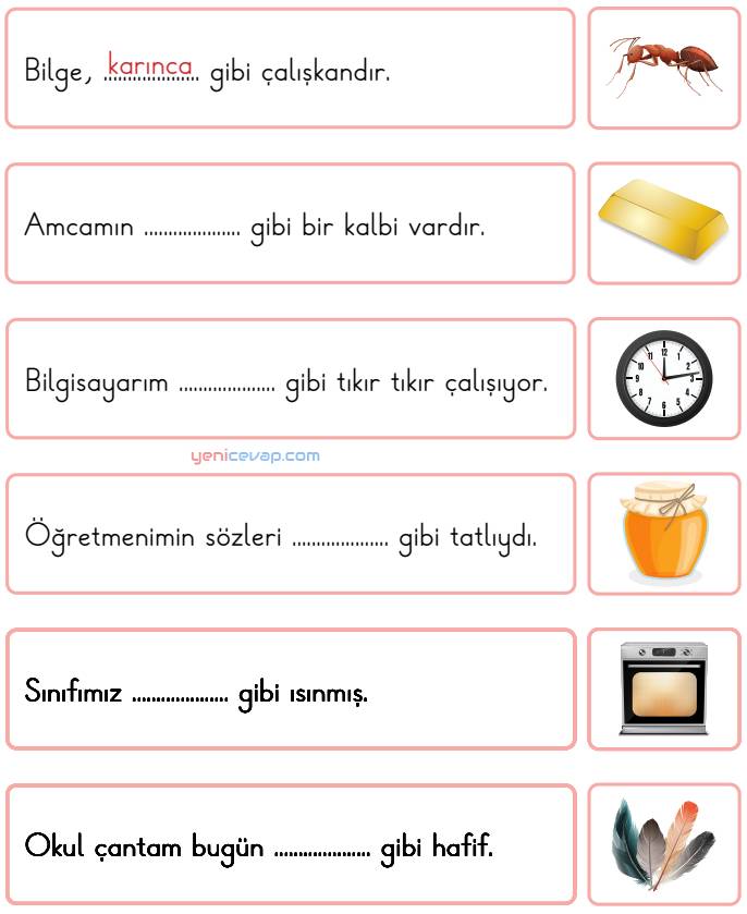 Yazalım Tamamlayalım