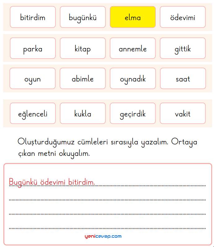 Belirleyelim Yazalım