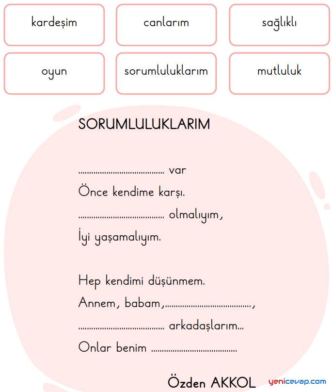 Tamamlayalım