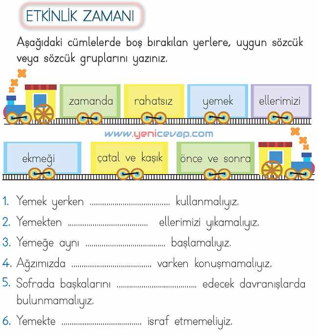2. Sınıf Hayat Bilgisi Kitabı Sayfa 114 115 117 118 Cevapları Meb