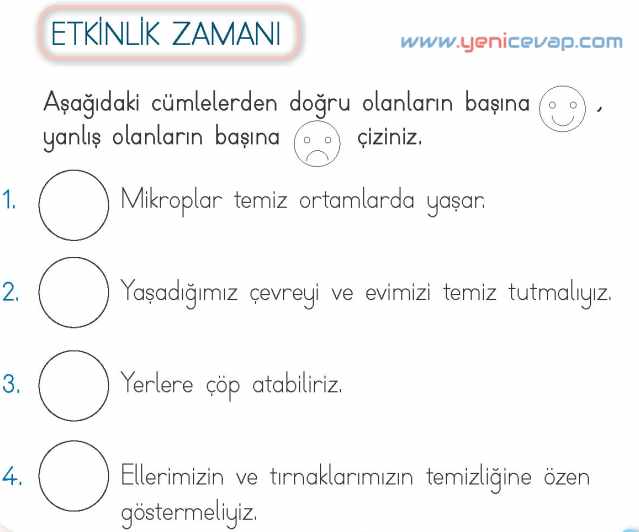 2. Sınıf Hayat Bilgisi Kitabı Sayfa 121 125 126 127 Cevapları Meb
