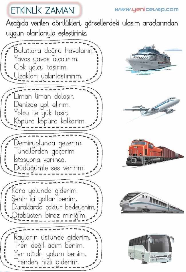 2. Sınıf Hayat Bilgisi Kitabı Sayfa 135 136 137 144 Cevapları Meb