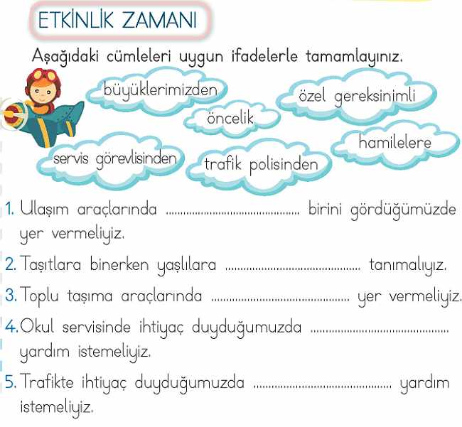 2. Sınıf Hayat Bilgisi Kitabı Sayfa 145 148 149 151 Cevapları Meb