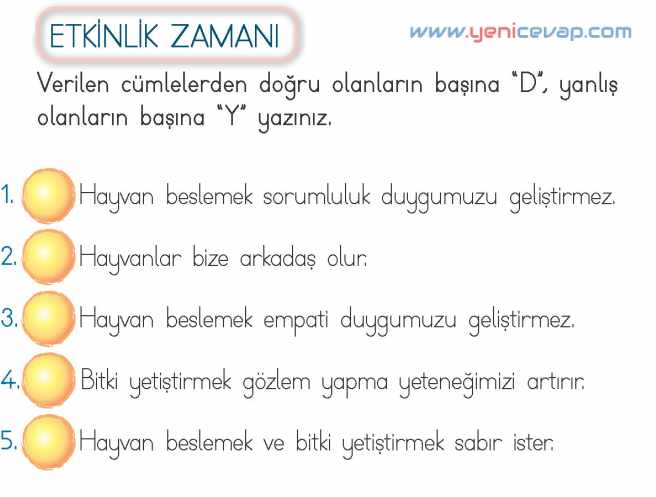 2. Sınıf Hayat Bilgisi Kitabı Sayfa 214 215 218 222 Cevapları Meb