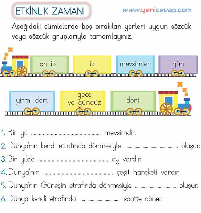 2. Sınıf Hayat Bilgisi Kitabı Sayfa 246 248 249 250 251 Cevapları Meb
