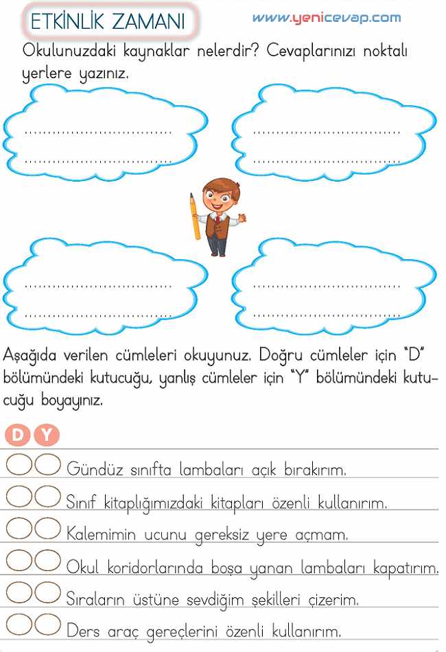2. Sınıf Hayat Bilgisi Kitabı Sayfa 35 36 37 39 Cevapları Meb