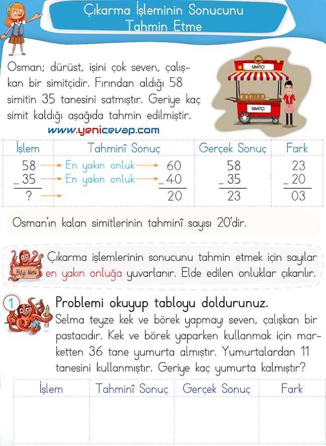 2. Sınıf Matematik Ders Kitabı Sayfa 106 107 110 111 Cevapları Meb