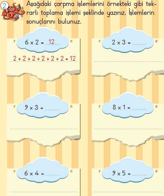 2. Sınıf Matematik Ders Kitabı Sayfa 166 167 168 169 Cevapları Meb