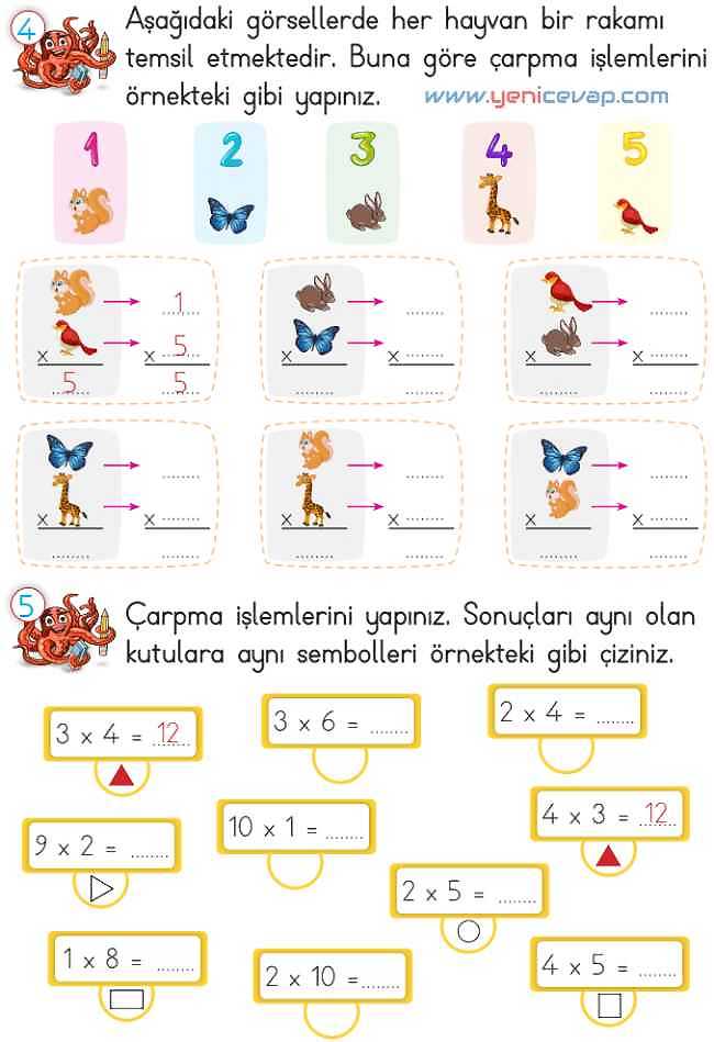 2. Sınıf Matematik Ders Kitabı Sayfa 179 180 181 182 183 Cevapları Meb