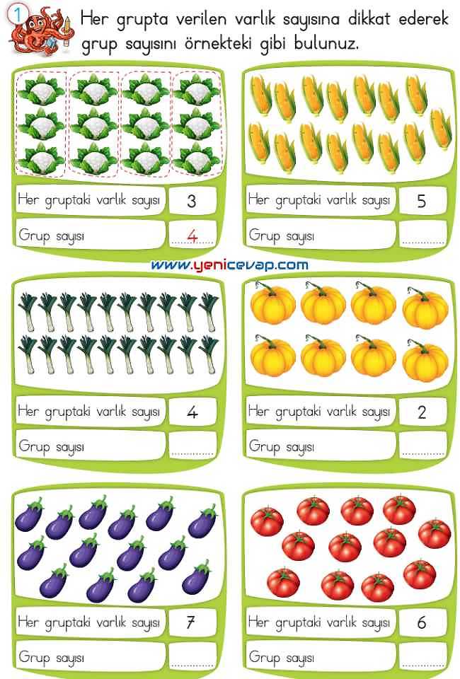 2. Sınıf Matematik Ders Kitabı Sayfa 192 193 194 196 Cevapları Meb