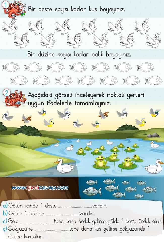 2. Sınıf Matematik Ders Kitabı Sayfa 20 22 23 28 Cevapları Meb
