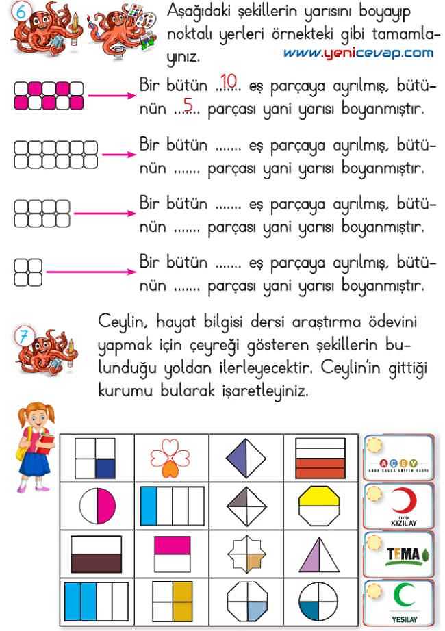 2. Sınıf Matematik Ders Kitabı Sayfa 222 225 227 228 Cevapları Meb