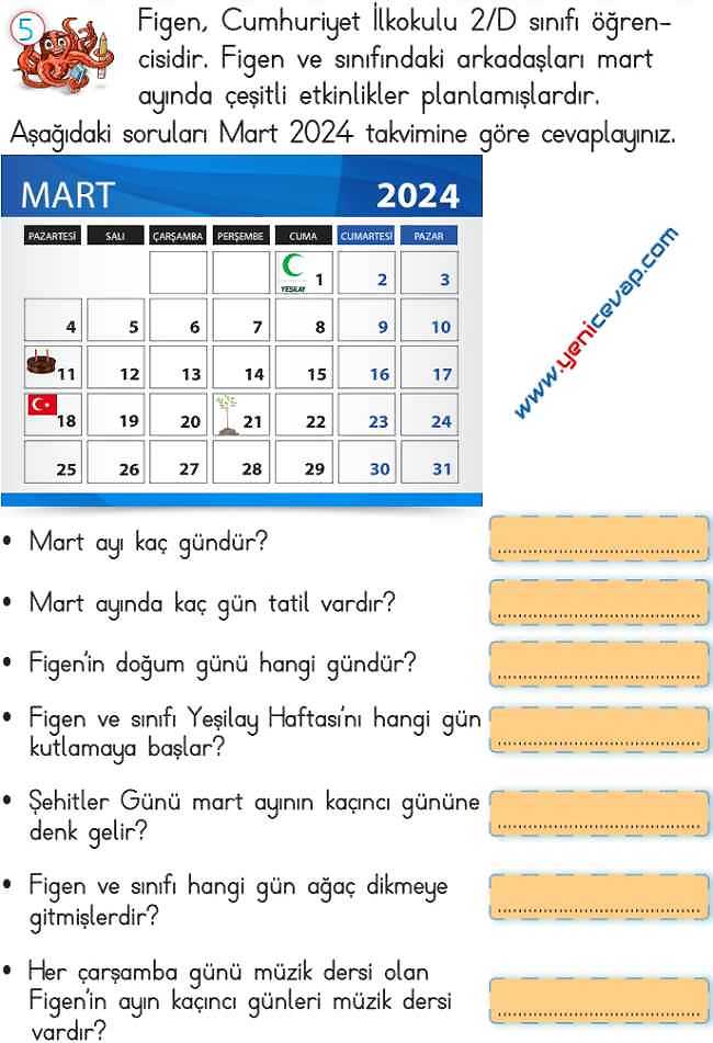 2. Sınıf Matematik Ders Kitabı Sayfa 234 235 236 237 Cevapları Meb