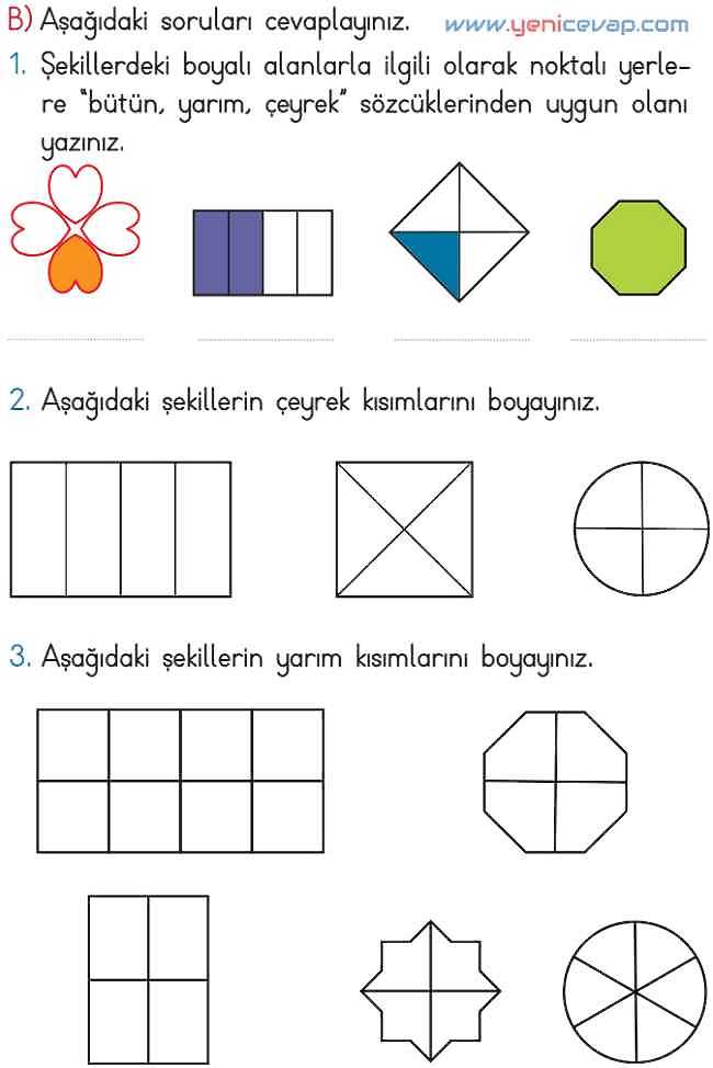 2. Sınıf Matematik Ders Kitabı Sayfa 253 254 255 256 Cevapları Meb