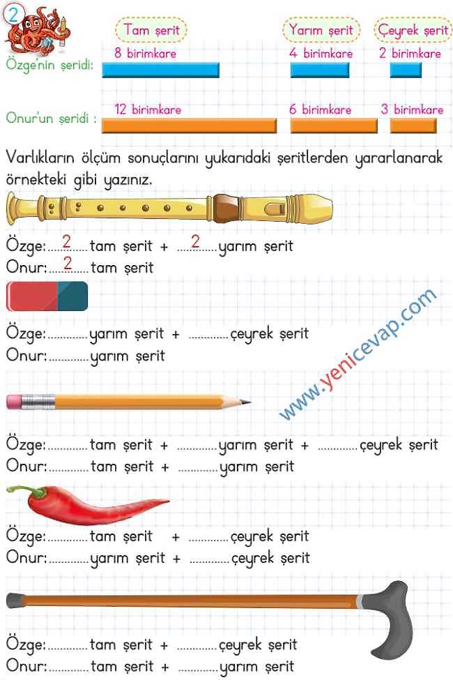 2. Sınıf Matematik Ders Kitabı Sayfa 272 273 276 278 Cevapları Meb