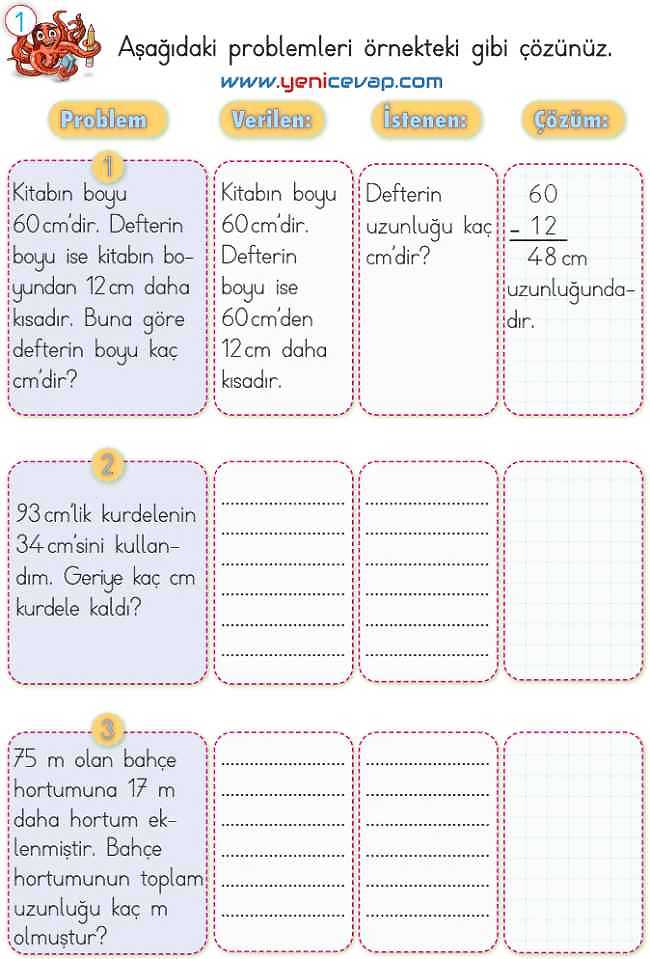 2. Sınıf Matematik Ders Kitabı Sayfa 287 290 292 294 Cevapları Meb