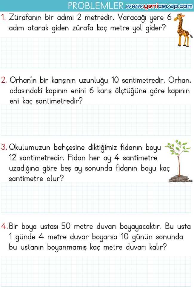 2. Sınıf Matematik Ders Kitabı Sayfa 295 296 297 299 Cevapları Meb