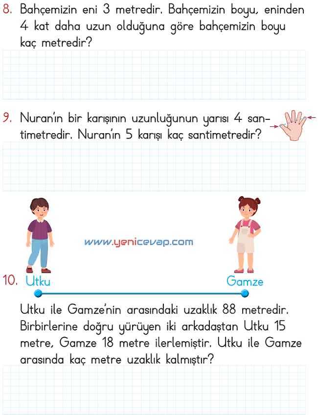 2. Sınıf Matematik Ders Kitabı Sayfa 295 296 297 299 Cevapları Meb