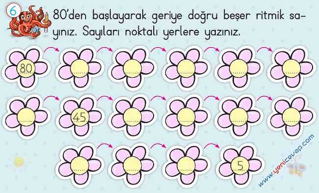 2. Sınıf Matematik Ders Kitabı Sayfa 34 35 36 37 38 Cevapları Meb