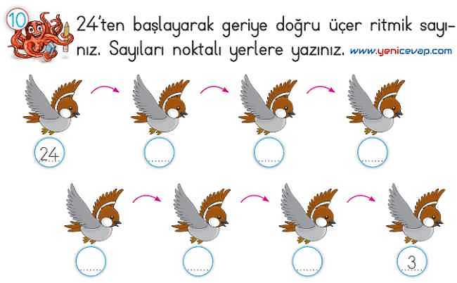 2. Sınıf Matematik Ders Kitabı Sayfa 39 40 41 42 44 Cevapları Meb