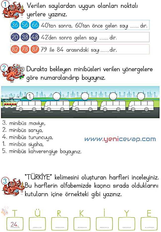 2. Sınıf Matematik Ders Kitabı Sayfa 57 58 60 61 Cevapları Meb