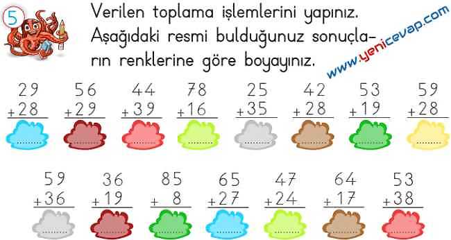 2. Sınıf Matematik Ders Kitabı Sayfa 68 72 73 74 Cevapları Meb