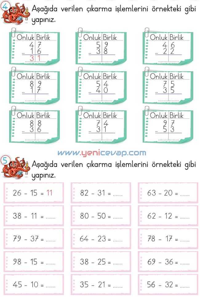 2. Sınıf Matematik Ders Kitabı Sayfa 75 78 79 80 Cevapları Meb