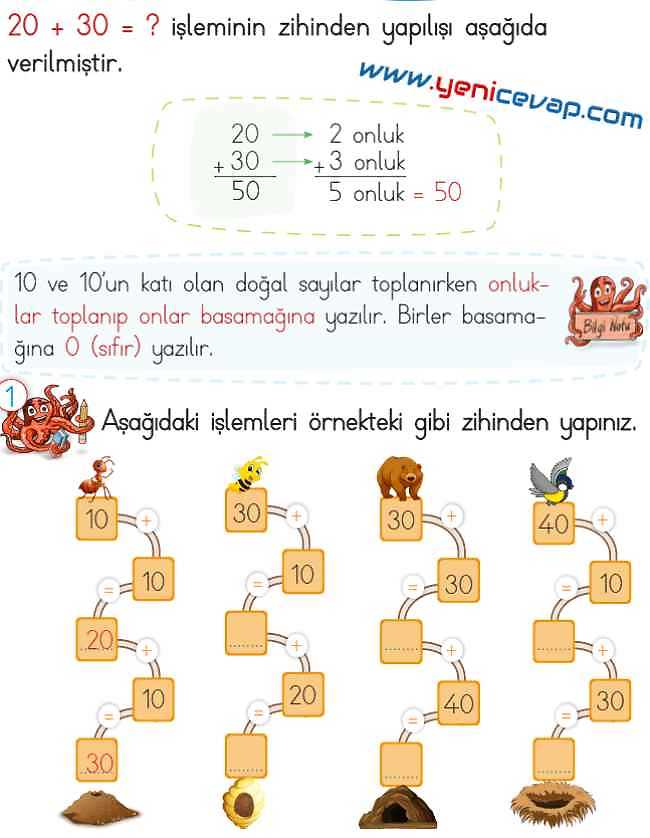 2. Sınıf Matematik Ders Kitabı Sayfa 94 96 97 99 Cevapları Meb