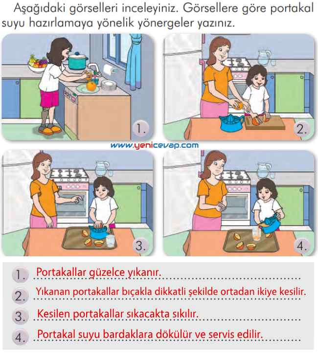 2. Sınıf Türkçe Kitabı Sayfa 104 105 106 107 Cevapları İlke Yayınları