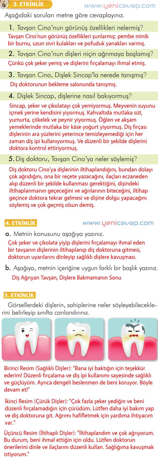 2. Sınıf Türkçe Kitabı Sayfa 112 113 114 115 Cevapları İlke Yayınları