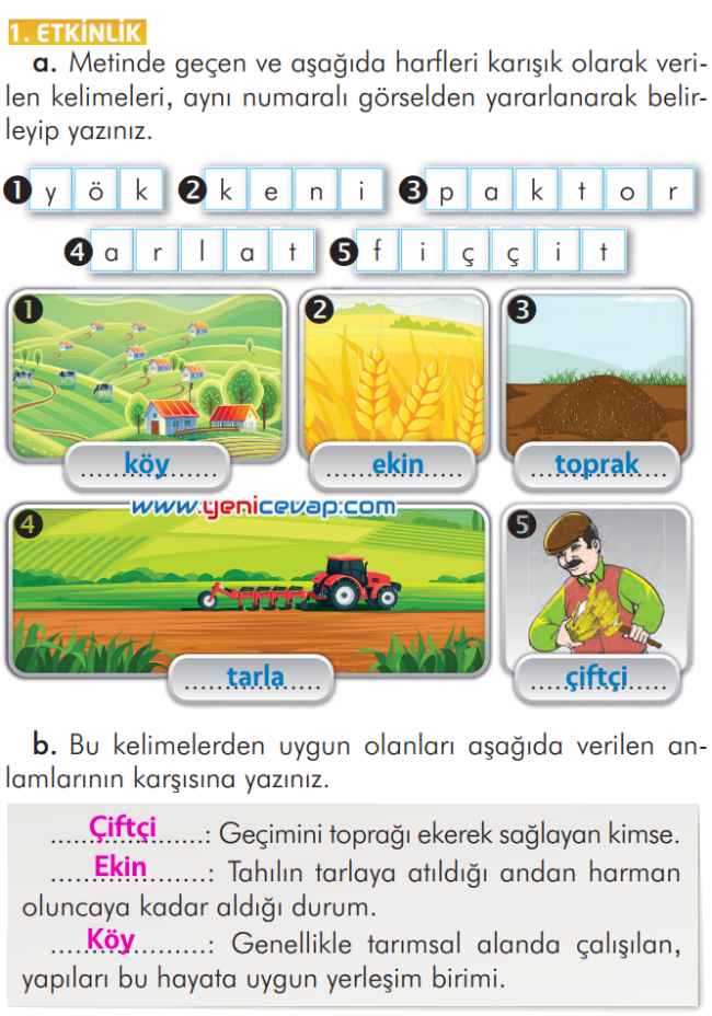 2. Sınıf Türkçe Kitabı Sayfa 140 141 142 143 Cevapları İlke Yayınları