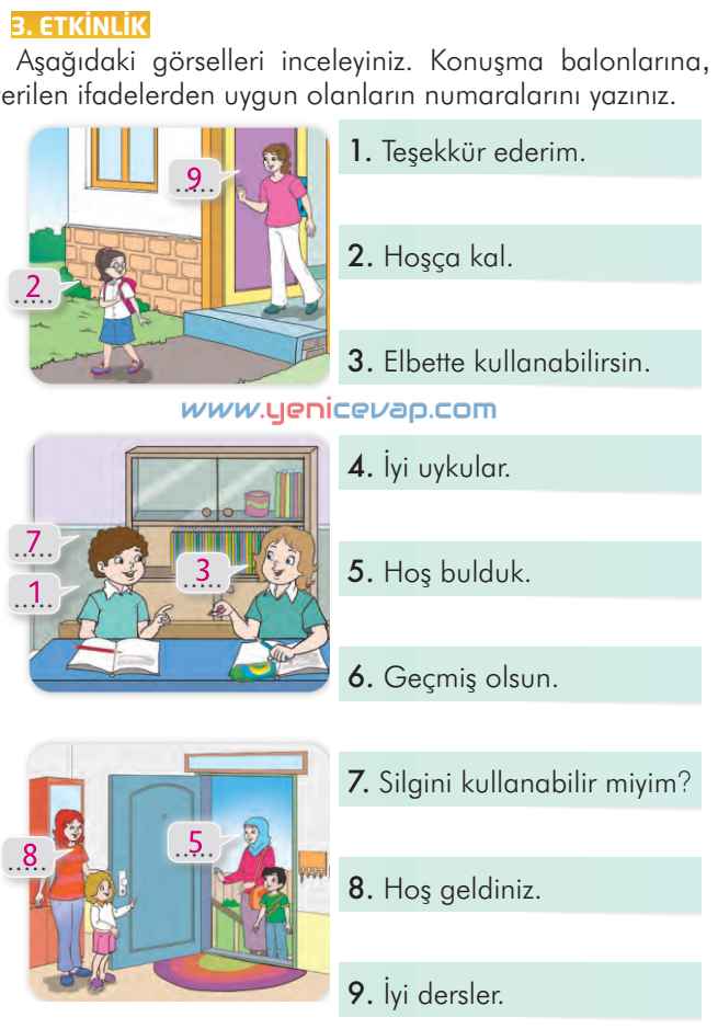 2. Sınıf Türkçe Kitabı Sayfa 154 155 156 157 Cevapları İlke Yayınları