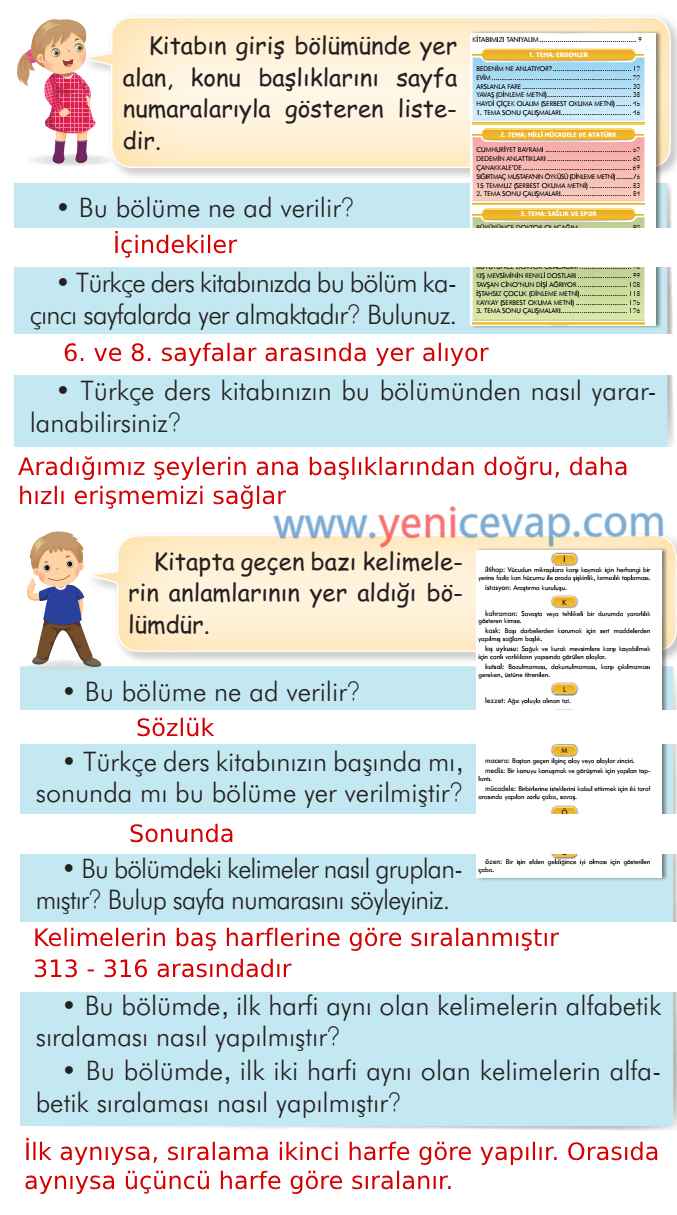 2. Sınıf Türkçe Kitabı Sayfa 19 20 21 23 Cevapları İlke Yayınları