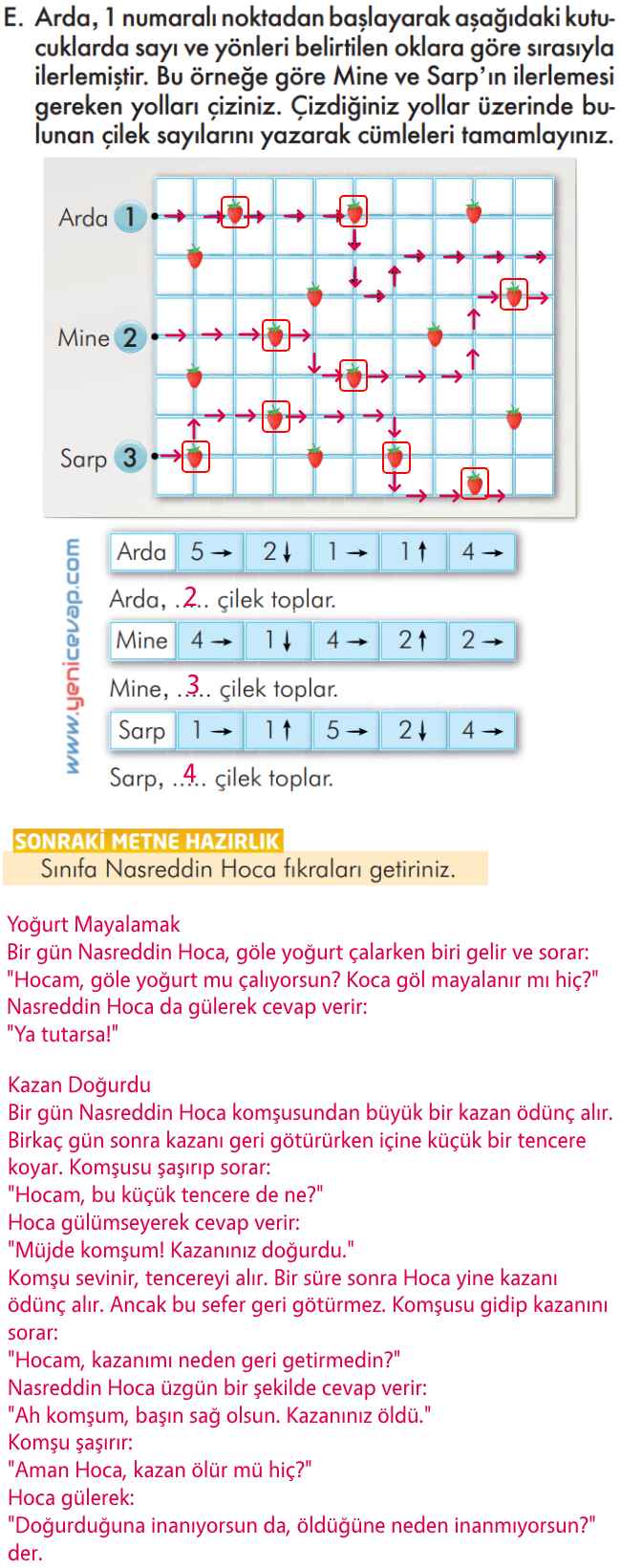 2. Sınıf Türkçe Kitabı Sayfa 196 197 198 201 Cevapları İlke Yayınları