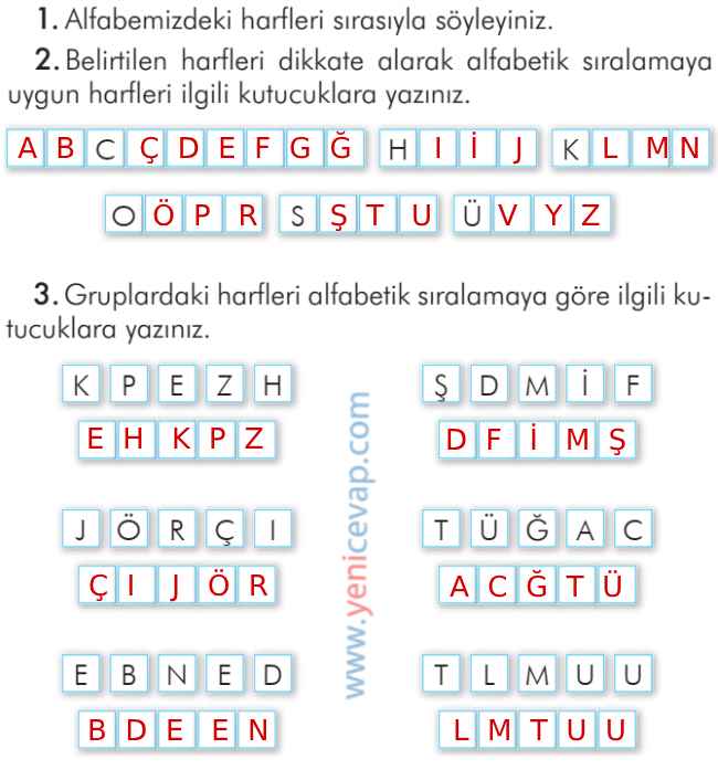 2. Sınıf Türkçe Kitabı Sayfa 19 20 21 23 Cevapları İlke Yayınları