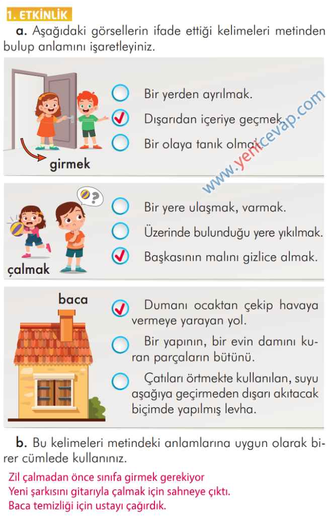 2. Sınıf Türkçe Kitabı Sayfa 196 197 198 201 Cevapları İlke Yayınları