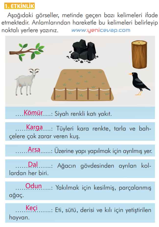 2. Sınıf Türkçe Kitabı Sayfa 206 210 211 212 Cevapları İlke Yayınları