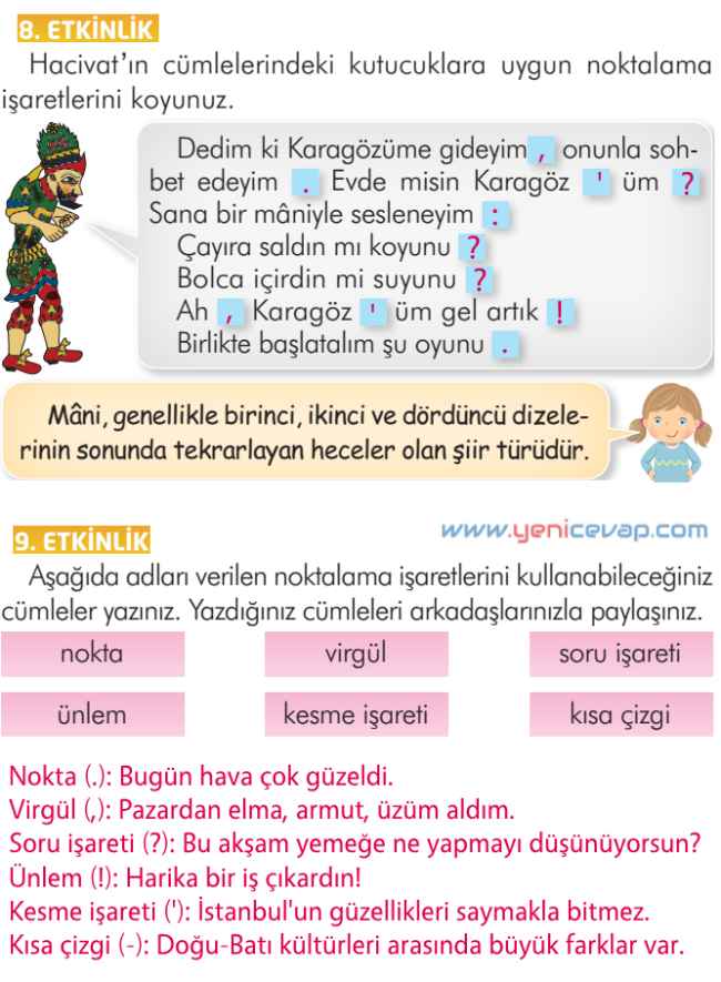2. Sınıf Türkçe Kitabı Sayfa 213 214 215 216 Cevapları İlke Yayınları