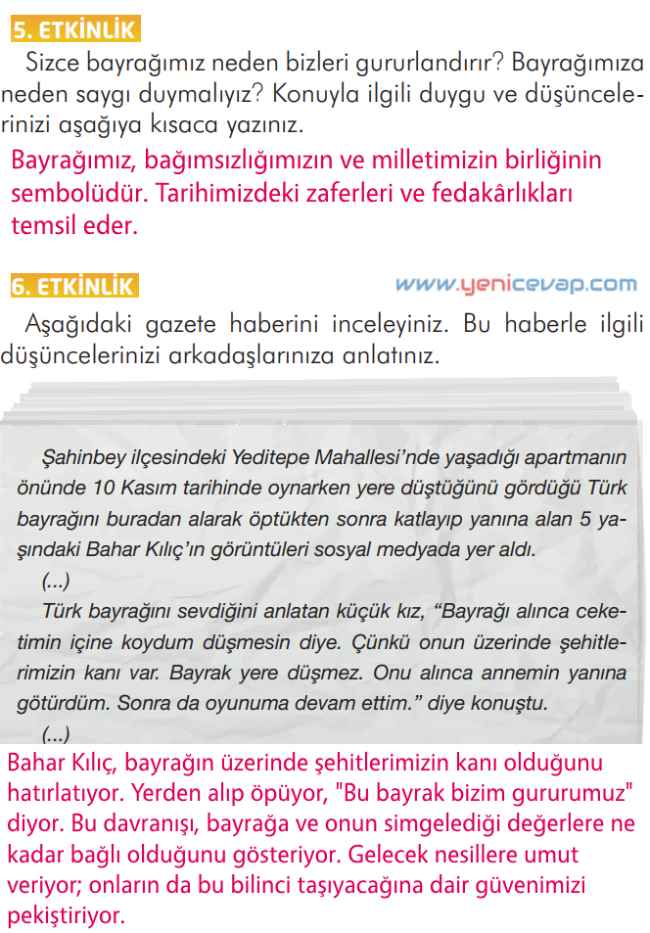 2. Sınıf Türkçe Kitabı Sayfa 217 218 219 220 Cevapları İlke Yayınları