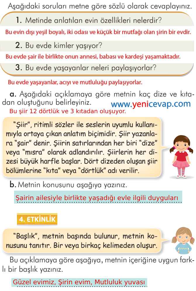 2. Sınıf Türkçe Kitabı Sayfa 24 26 27 28 Cevapları İlke Yayınları