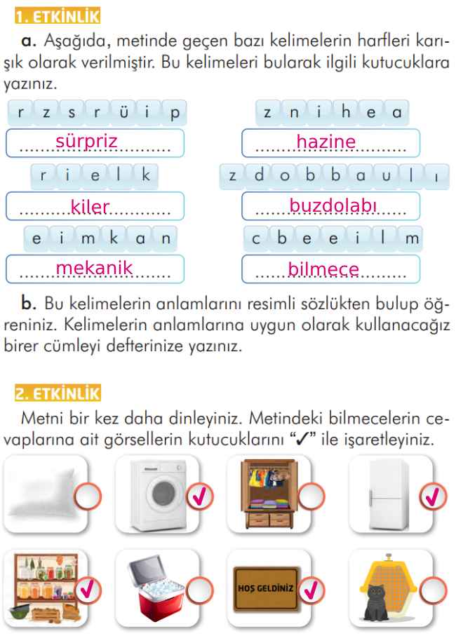 2. Sınıf Türkçe Kitabı Sayfa 260 261 262 262 263 Cevapları İlke Yayınları